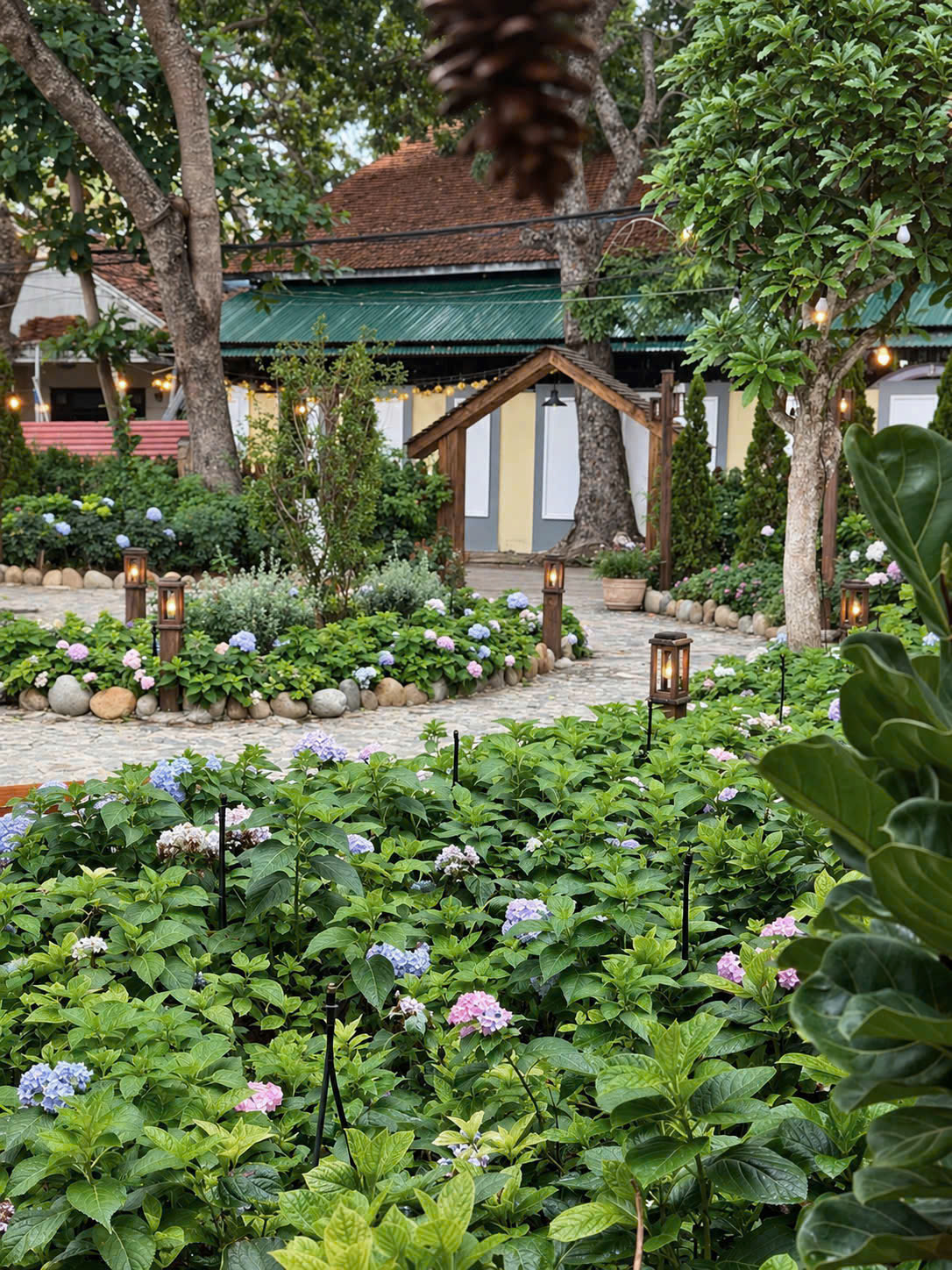 Góc chill thơ mộng tràn ngập sắc hoa tươi