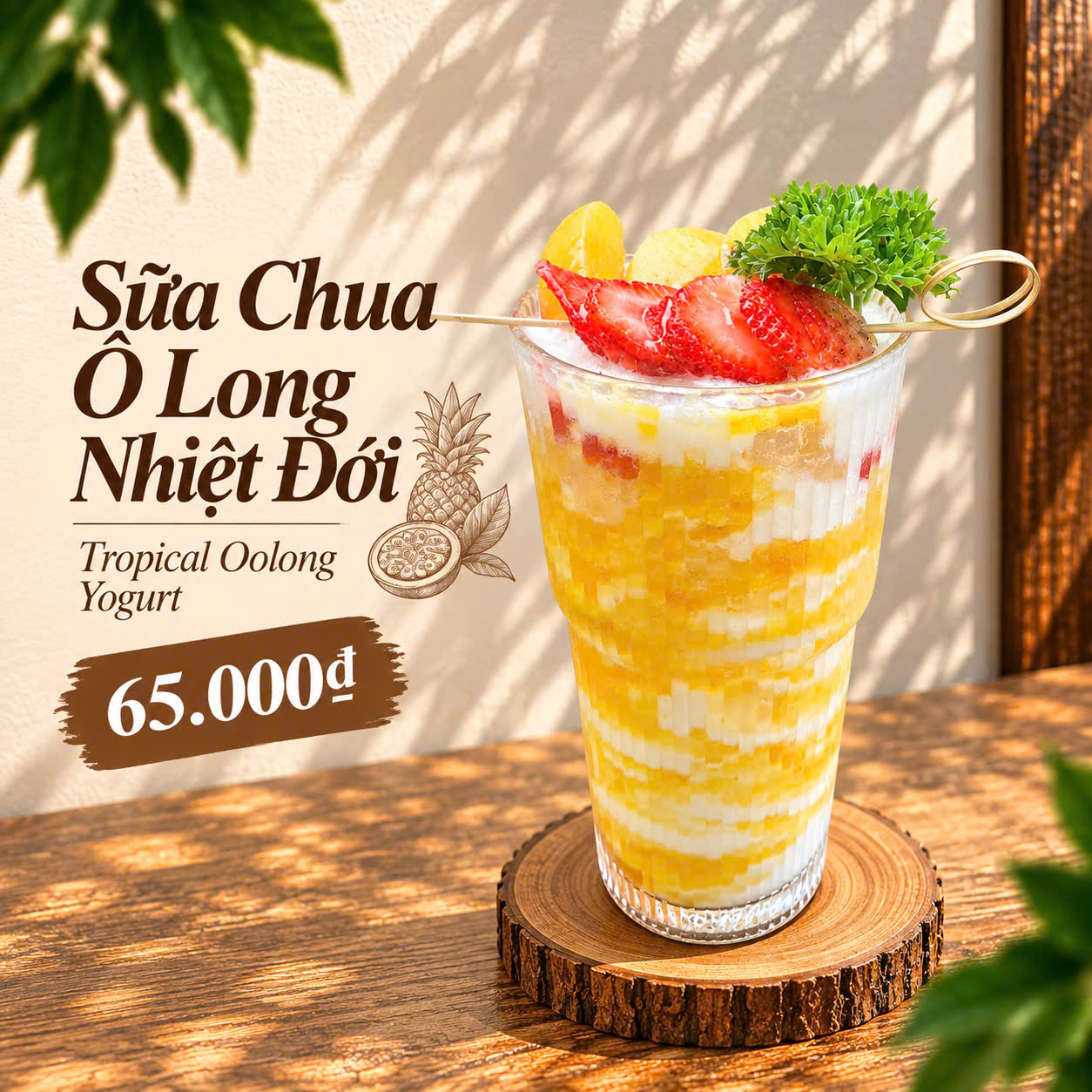 Sữa Chua Ô Long Nhiệt Đới