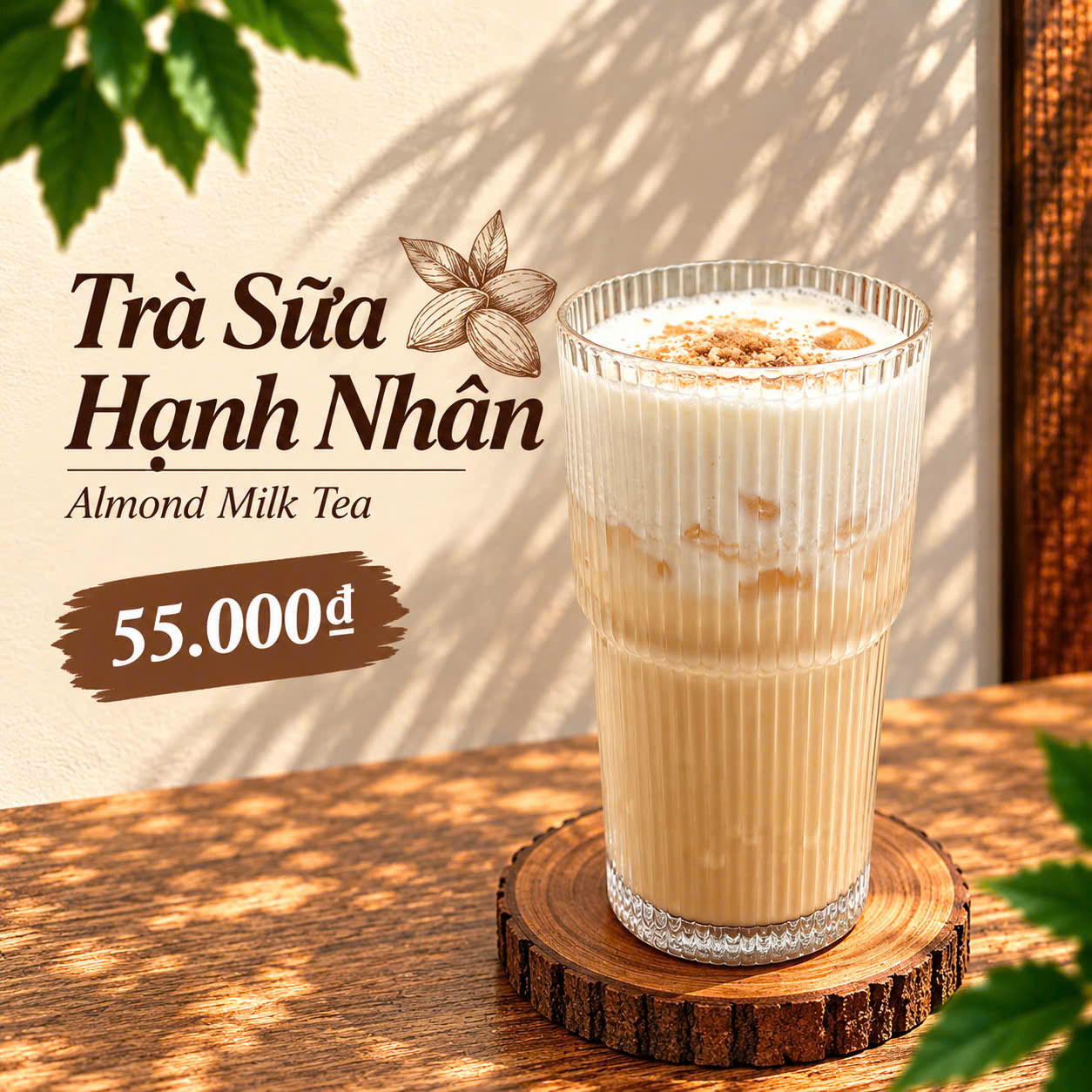 Trà Sữa Hạnh Nhân